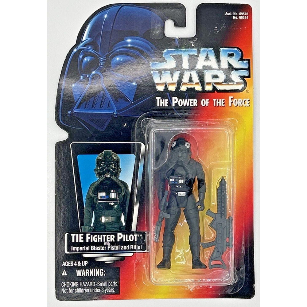 1995 Kenner Star Wars Power‎ Of The Force Tie Fighter Pilot Action Figure U150